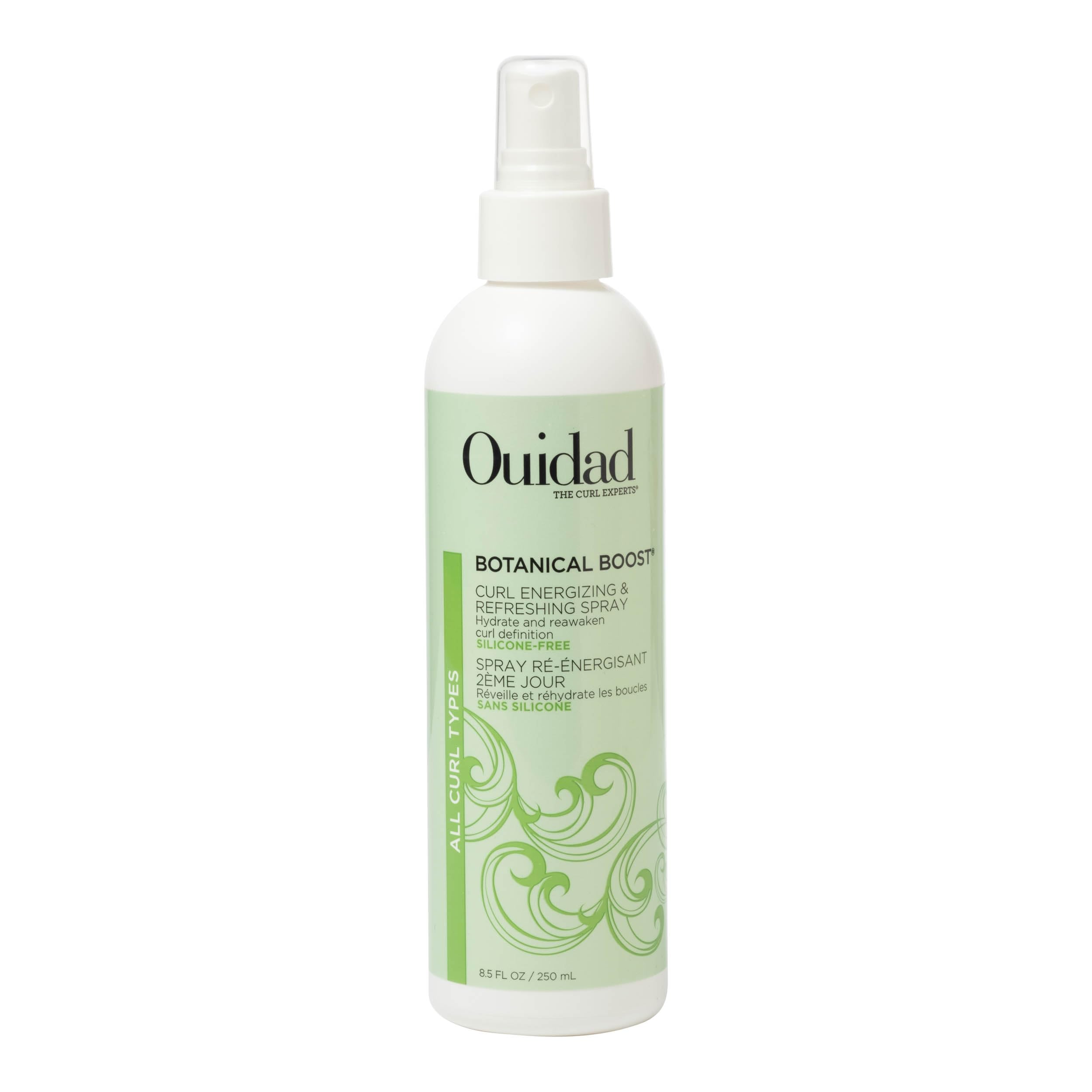 Ouidad Botanical Boost Curl Energizing & Refreshing Hair Spray for Curly Hair, No-Residue Lasting Definition, Adds Weigh