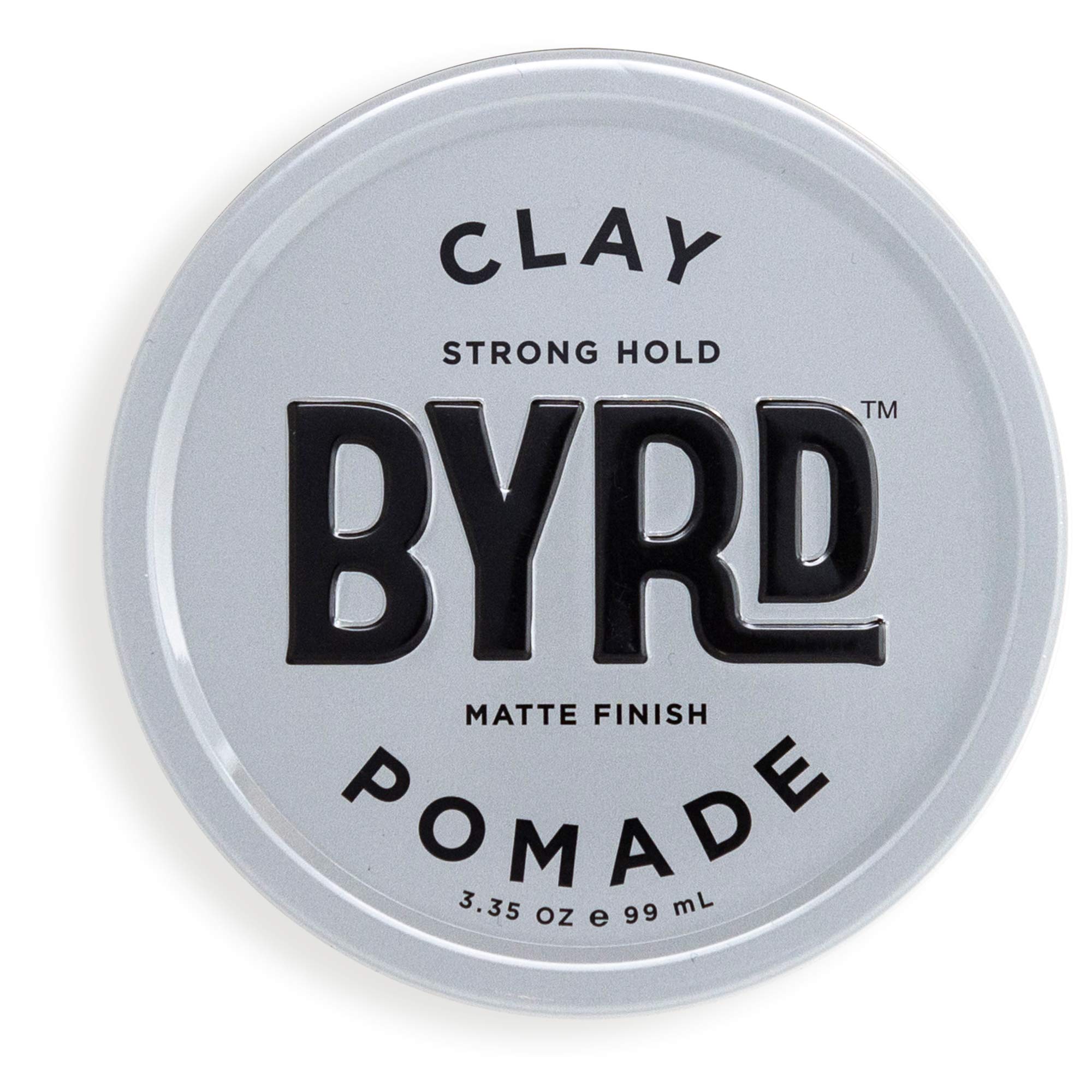 BYRD Hair Clay Pomade for All Hair Types - Strong Hold, Ultra Matte Finish, Add Volume and Sculpt, |35 Oz